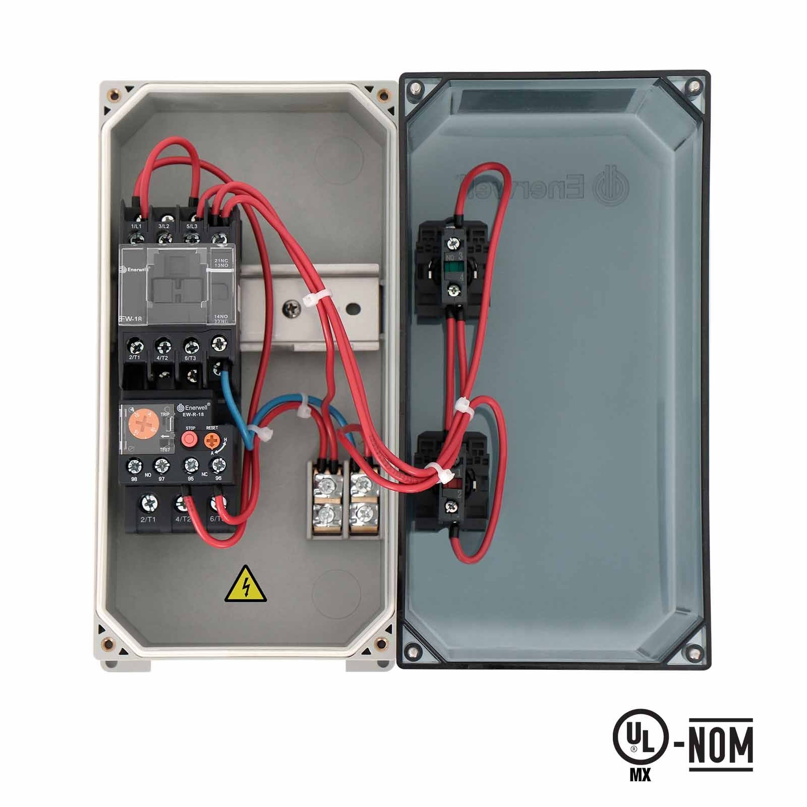 Arrancador a tensión plena. Modelo: AEWTP 1.6-2.5/220