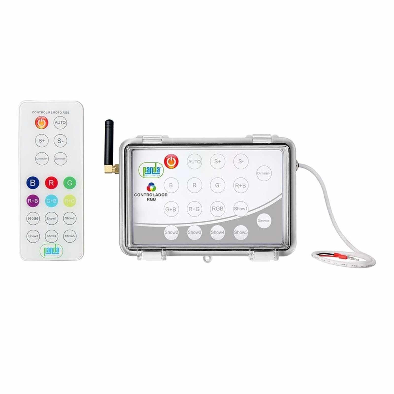 Controlador con control remoto para lámpara LED. Modelo: CTRL-300-12A