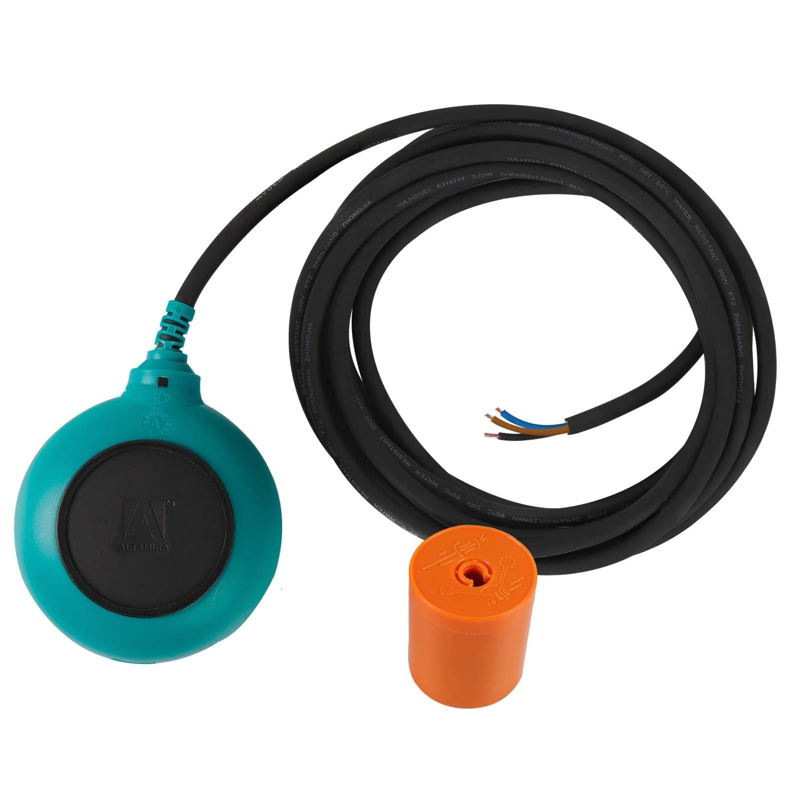 Switch flotador para agua limpia. Modelo: FLOTADOR-P-AGL