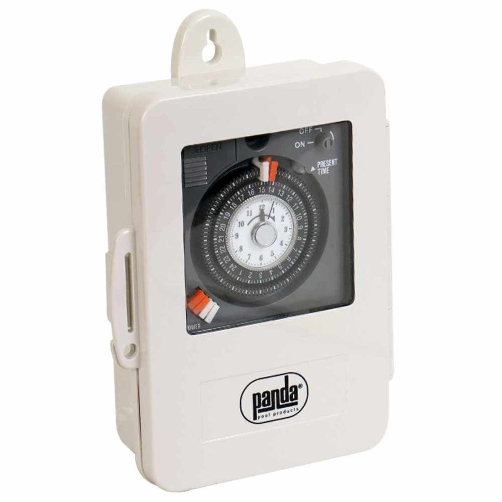 Timer mecánico de voltaje dual con gabinete. Modelo: KROSS-TM-VD-12A-G