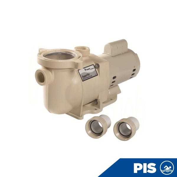 BOMBA SUPERFLO 1 1/2 HP, 230V, CON TUERCAS UNION Marca PENTAIR. Modelo: 111284