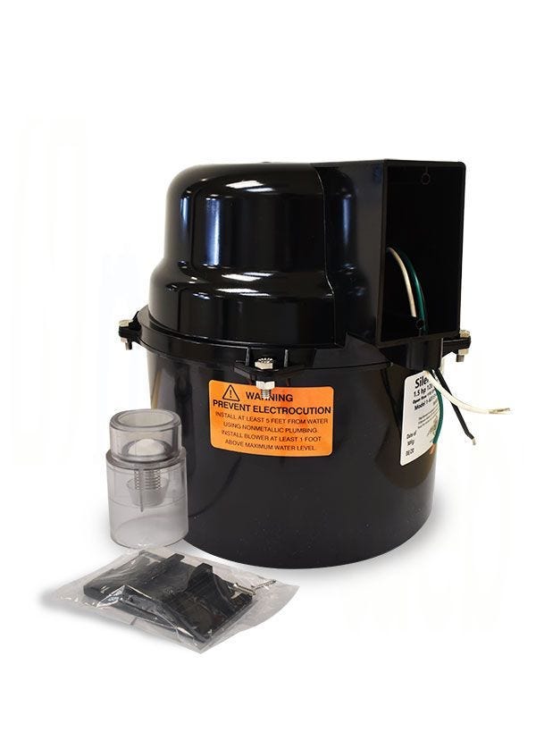 SOPLADOR SILENCER 1 HP 120 V Marca AIR SUPPLY. Modelo: 118530