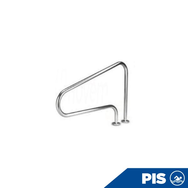 PASAMANOS SENCILLO 48" ACERO INOX. TIPO NARIZ EXTENDIDA Marca VERTEX. Modelo: 115514
