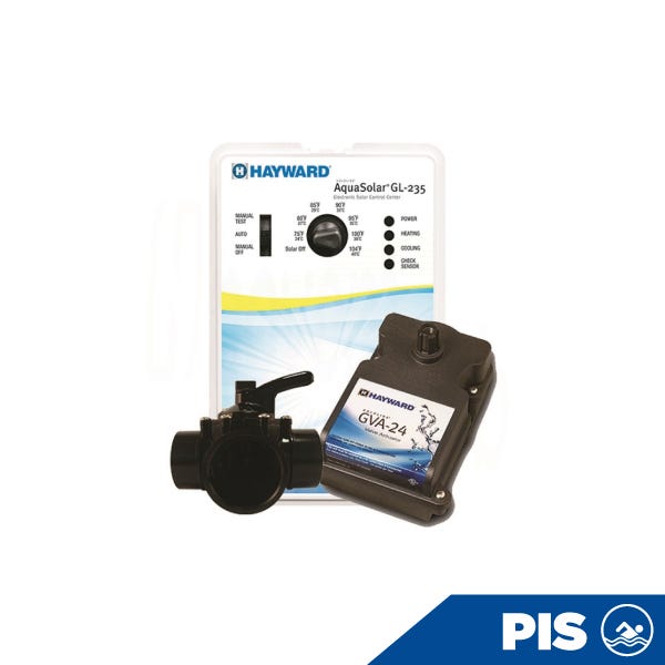 SISTEMA SOLAR AQUASOLAR HAYWARD CON VALVULA, ACTUADOR Y SENSORES Marca HAYWARD. Modelo: 116413