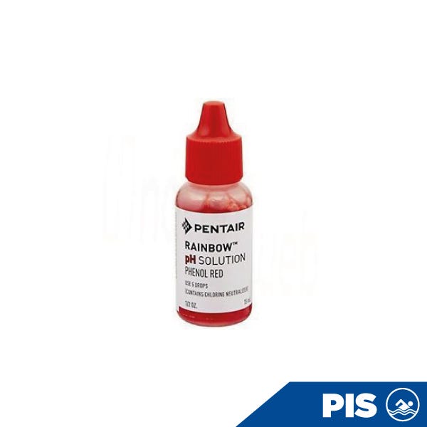 REACTIVO PH (ROJO FENOL) DE 1/2 OZ Marca PENTAIR. Modelo: 203522