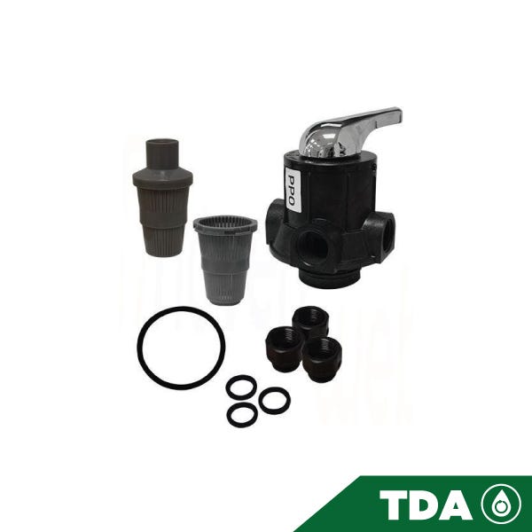 VALVULA 104 MANUAL FILTRO 1" CON NSF Marca AQUEX. Modelo: 610410