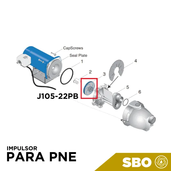IMPULSOR PARA PNE Marca STA-RITE. Modelo: J105-22PB