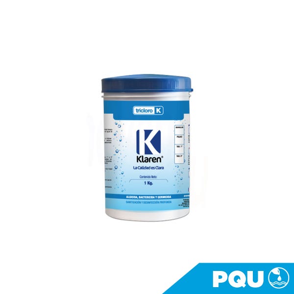 TRICLORO GRANULAR KLAREN ENV 1 KG. Marca KLAREN. Modelo: 402020