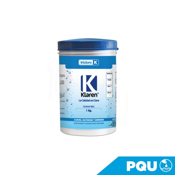 TRICLORO TABLETA 1" KLAREN ENV. DE 1 KG. Marca KLAREN. Modelo: 403020