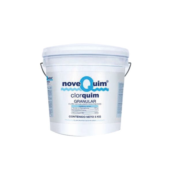 CLORQUIM 5 KG. TAB. 1" Marca NOVEQUIM. Modelo: 407022