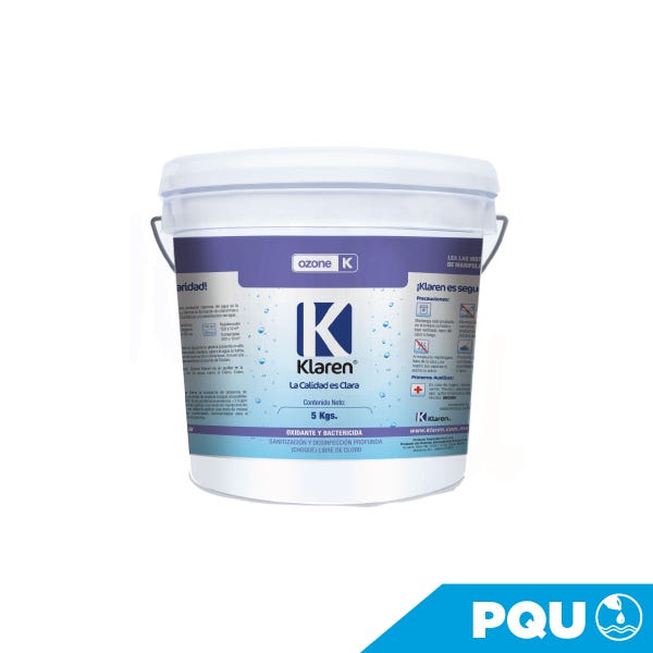 OZONE KLAREN, ENVASE DE 5 KG Marca KLAREN. Modelo: 404017