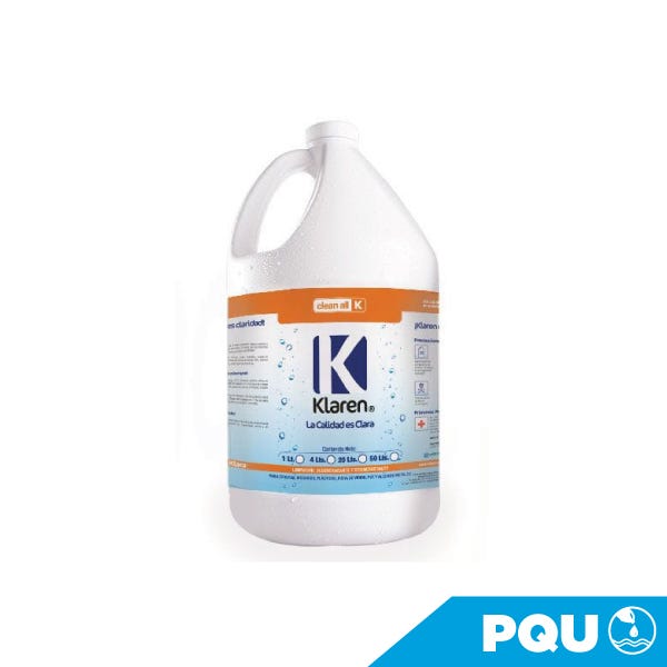 CLEAN ALL ENVASE DE 4 LTS Marca KLAREN. Modelo: 404066