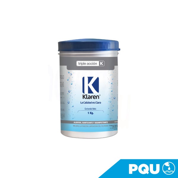 TABLETA TRIPLE ACCION, ENVASE DE 1 KG Marca KLAREN. Modelo: 403091