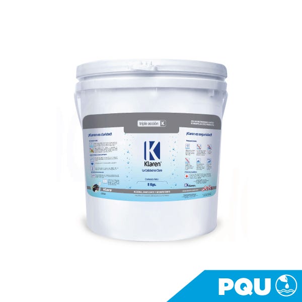 TABLETA TRIPLE ACCION, ENVASE DE 8 KG Marca KLAREN. Modelo: 403093