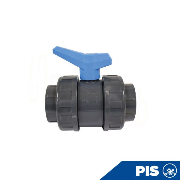 VALVULA BOLA P.E. LISA 2" DOBLE TU Marca AQUARAM. Modelo: 560201