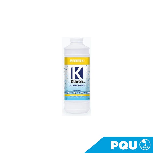 GOLD & CLEAR, ENVASE DE 0.946 LTS Marca KLAREN. Modelo: 404040