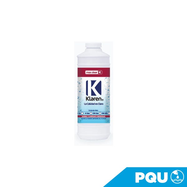 MAX CLEAR, ENVASE DE 0.946 LTS Marca KLAREN. Modelo: 404053