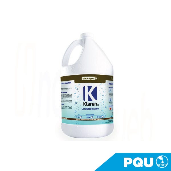 BLACK ALGEN ENVASE DE 4 LTS. Marca KLAREN. Modelo: 404036