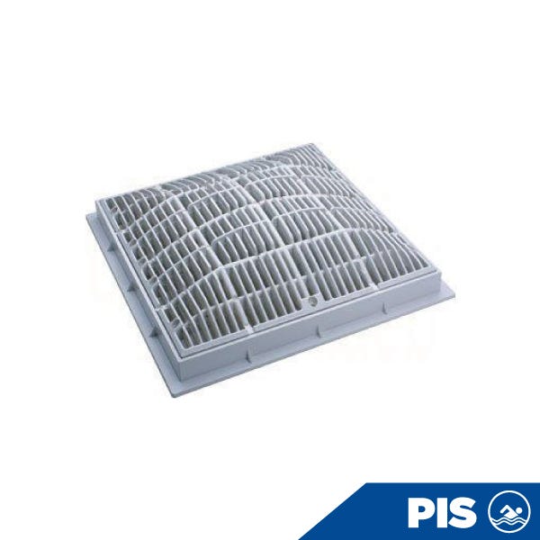 REJILLA Y MARCO 12" X 12" BLANCA WATERWAY Marca WATERWAY. Modelo: 113592