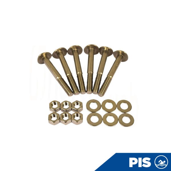 JUEGO DE TORNILLOS (6) PARA ESCALERA Marca SIBRAPE. Modelo: 115526