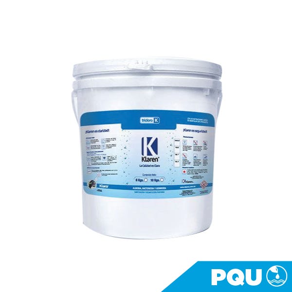 TRICLORO TABLETA 3" KLAREN ENV. 8 KGS. Marca KLAREN. Modelo: 403052