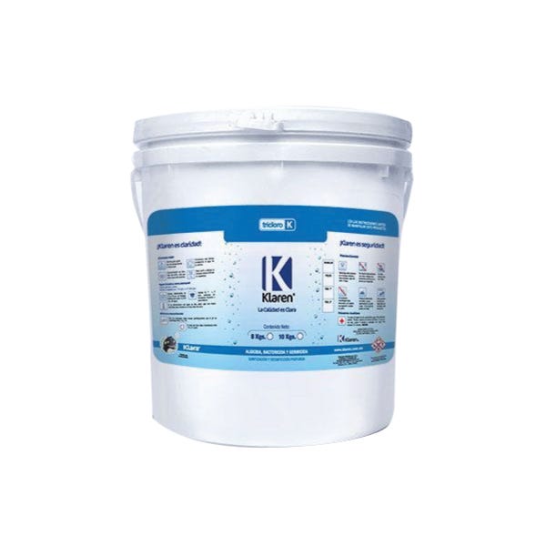 TRICLORO TABLETA 3" KLAREN ENV. 8 KGS. Marca KLAREN. Modelo: 403052