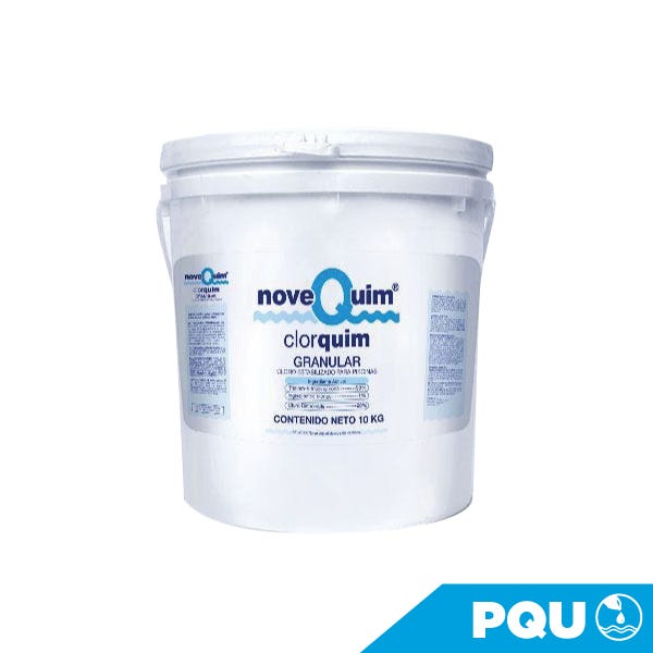 CLORQUIM 10 KG. GRANULAR Marca NOVEQUIM. Modelo: 407003