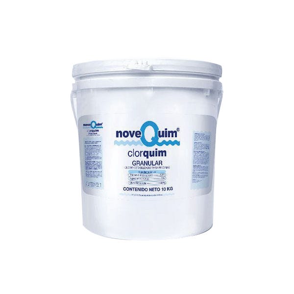 CLORQUIM 10 KG. GRANULAR Marca NOVEQUIM. Modelo: 407003