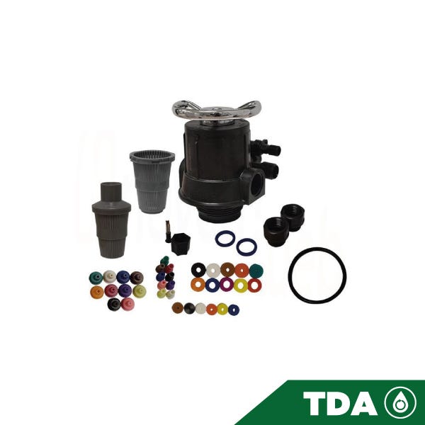 VALVULA 104 MANUAL SUAVIZADOR 1" SIN NSF Marca AQUEX. Modelo: 610417