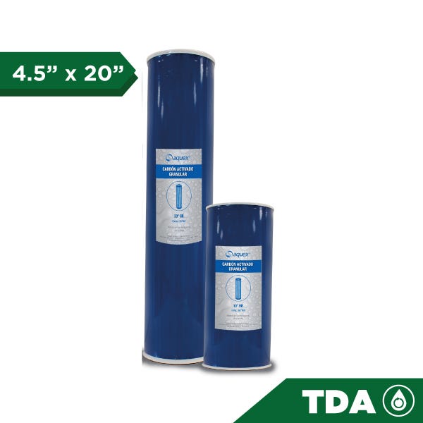 CARTUCHO DE CARBON ACTIVADO GAC-20"BB Marca AQUEX. Modelo: 607887