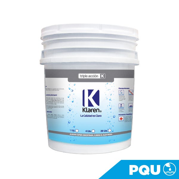 TABLETA TRIPLE ACCION, ENVASE DE 20 KG Marca KLAREN. Modelo: 403094