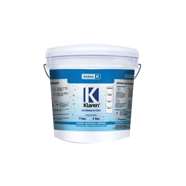 TRICLORO TABLETA 3" KLAREN ENV. 4 KGS. Marca KLAREN. Modelo: 403051