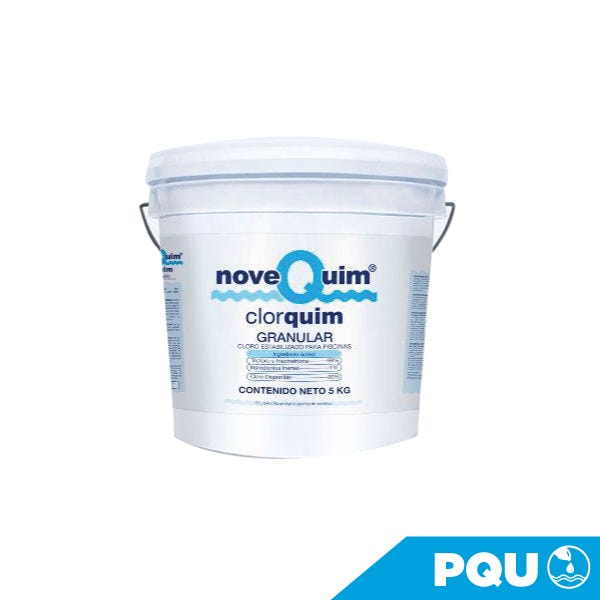 CLORQUIM 5 KG. GRANULAR Marca NOVEQUIM. Modelo: 407002
