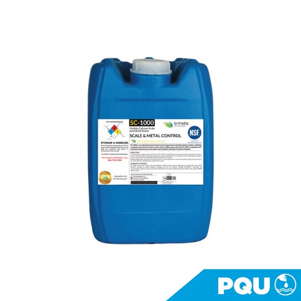 SC-1000 DESINCRUSTANTE Y QUELANTE DE METALES 18.9 L Marca ORENDA. Modelo: 409002