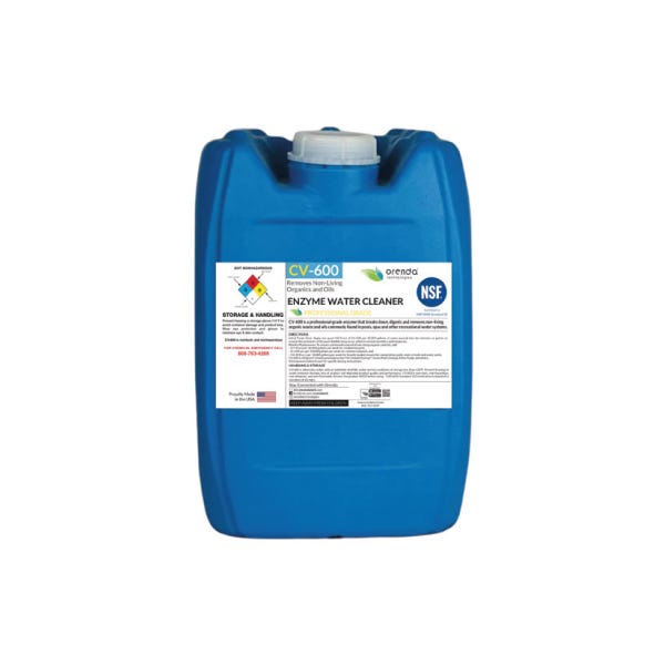 CV-600 DESENGRASANTE Y ANTIESPUMANTE ENZIMATICO 18.9 L Marca ORENDA. Modelo: 409007