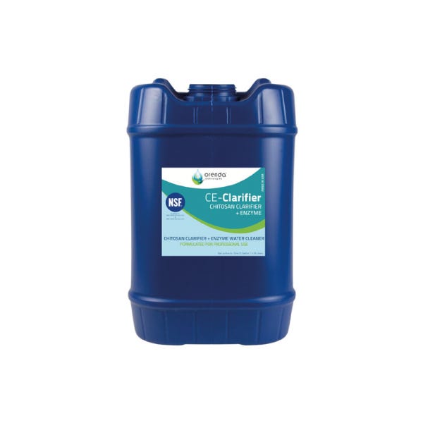 CE-CLARIFIER ABRILLANTADOR VÍA FILTRO ENZIMÁTICO 18.9 L Marca ORENDA. Modelo: 409024