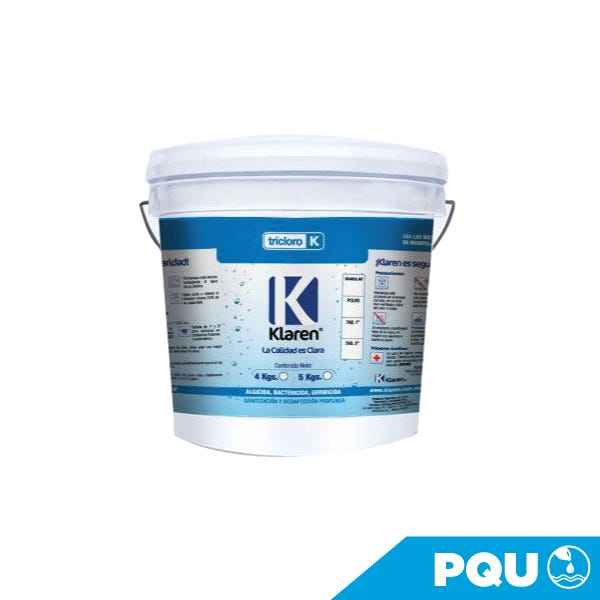 TRICLORO GRANULAR KLAREN ENV. 5 KG. Marca KLAREN. Modelo: 402021