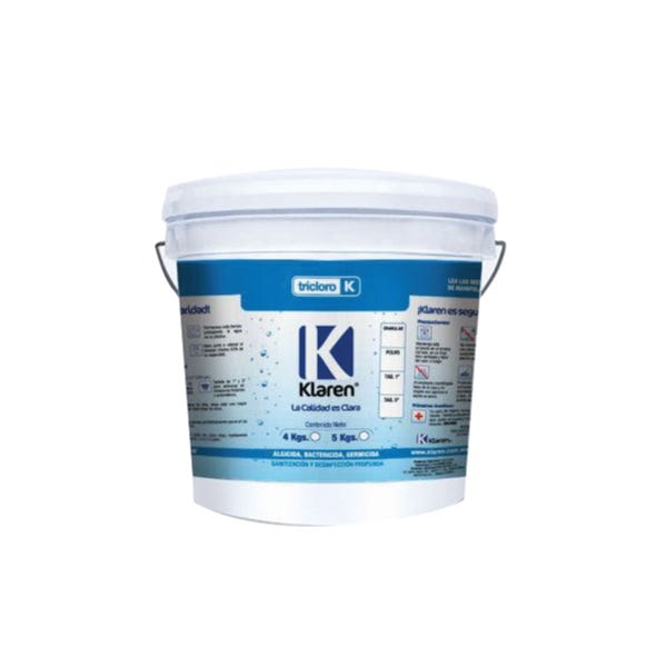 TRICLORO GRANULAR KLAREN ENV. 5 KG. Marca KLAREN. Modelo: 402021