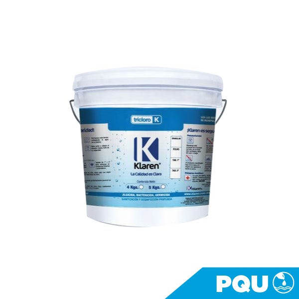 TRICLORO POLVO KLAREN ENV. DE 5 KG. Marca KLAREN. Modelo: 402031