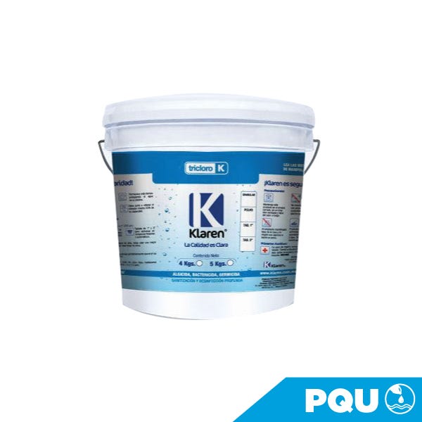 TRICLORO TABLETA 1" KLAREN ENV. DE 5 KGS. Marca KLAREN. Modelo: 403021