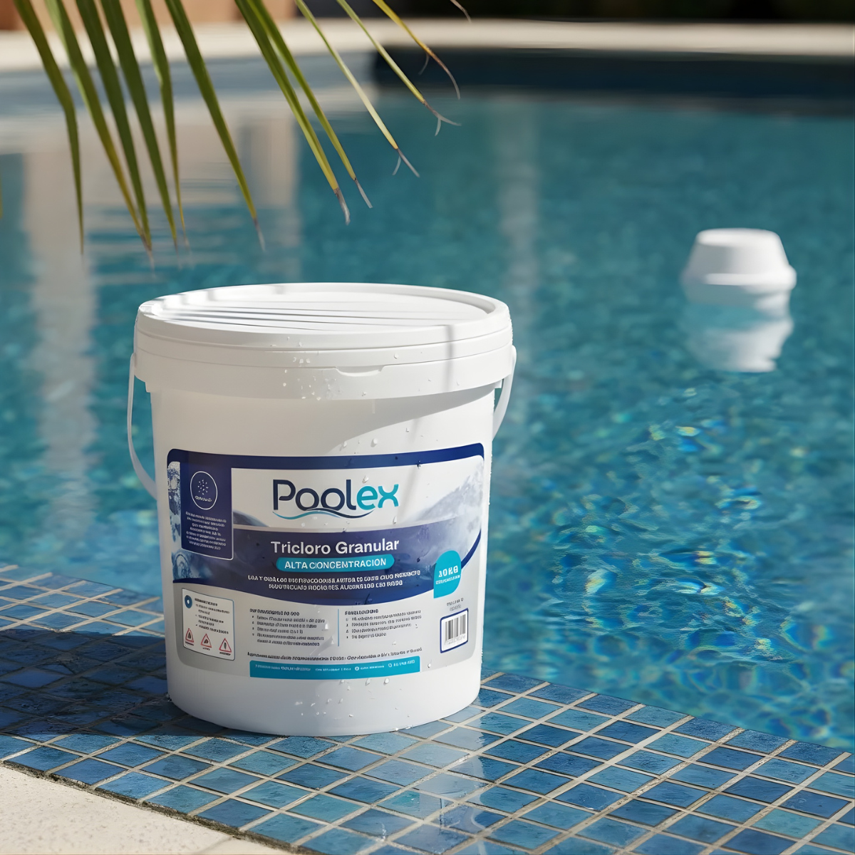 POOLEX Tricloro Granular (10 kg) para Piscinas, de Alta concentracion y acción prolongada