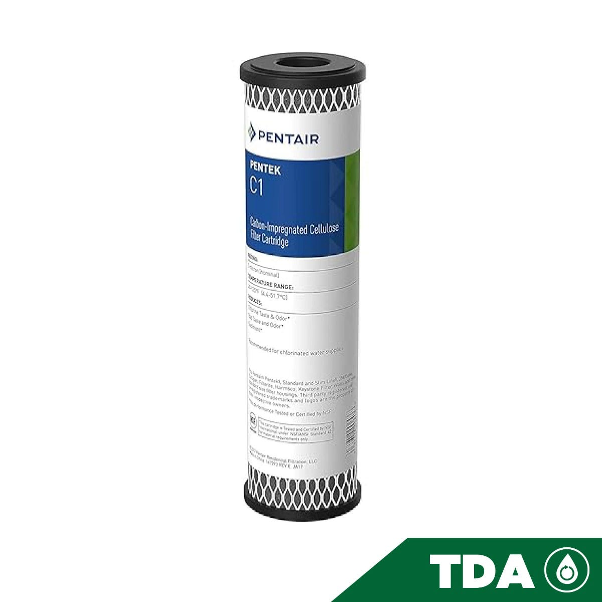 CARTUCHO C1 CARBON ACTIVADO IMPREG. CELLULOSA Marca PENTEK. Modelo: 601539