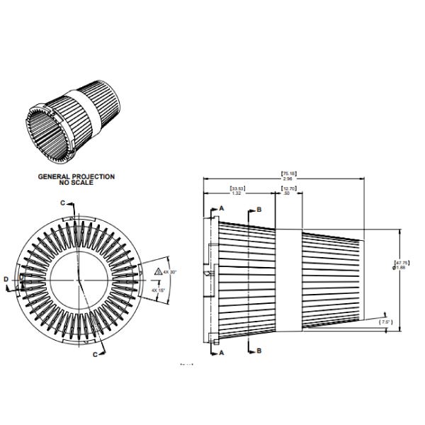 COLECTOR TOP 1" X 0.11, GRIS BAYONET Marca PENTAIR. Modelo: 601631