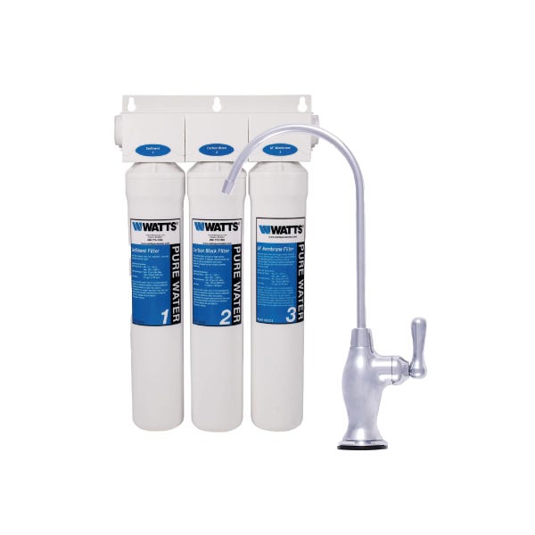 SISTEMA DE ULTRAFILTRACION 3 ETAPAS, KWIK-CHANGE Marca WATTS. Modelo: 601713