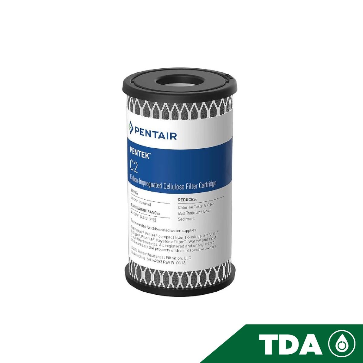 CARTUCHO CARBON ACTIVADO IMPRG CELLULOSA C2 Marca PENTEK. Modelo: 607143