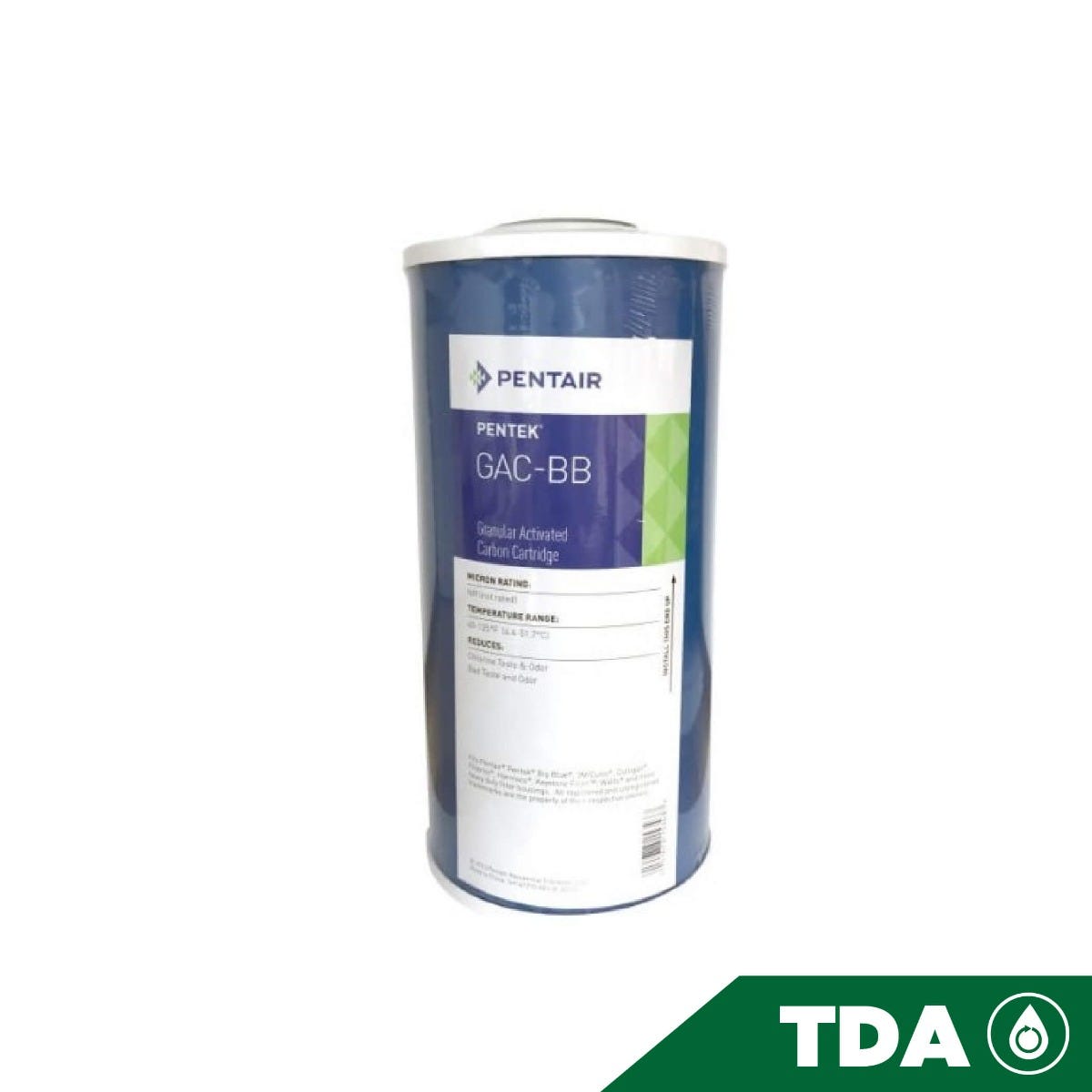 CARTUCHO DE CARB. ACTIVADO GRANULAR 10" BB PENTEK Marca PENTEK. Modelo: 607184