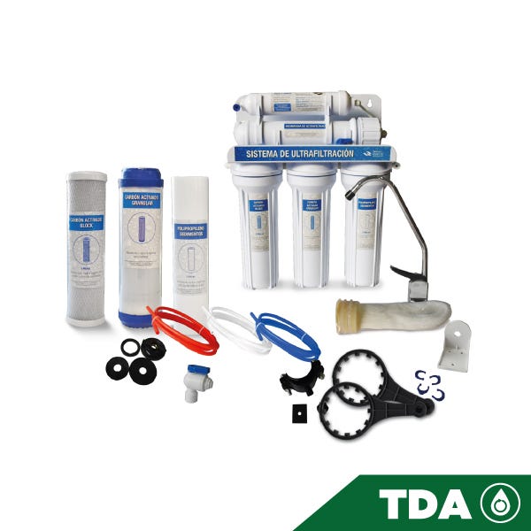 SISTEMA DE ULTRAFILTRACION PLUS 5 ETAPAS Marca AQUEX. Modelo: 607661
