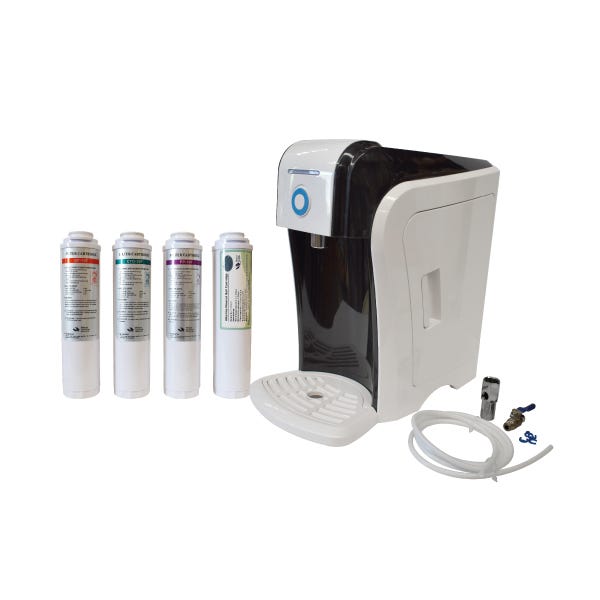PURIFICADOR Y ALCALINIZADOR DE AGUA Marca AQUEX. Modelo: 607695