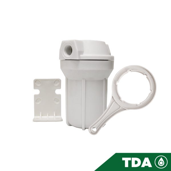 PORTACARTUCHO BLANCO # 5 EN 1/2", SIN PURGADOR Marca AQUEX. Modelo: 607771