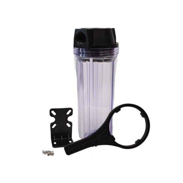 PORTACARTUCHO CLARO # 10 EN 3/4", TAPA PLANA, SIN PURGADOR Marca AQUEX. Modelo: 607765